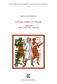 Image de Entre vers et prose - l'expressivité dans l'écriture latine médiévale