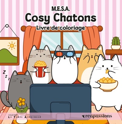 Image de Cosy chatons - Livre de coloriage