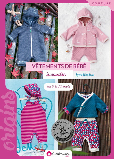 Picture of Vêtements de bébé à coudre - De 0 à 12 mois