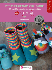 Picture of petits et grands chaussons : 14 modèles à coudre en cuir du 18 au 43