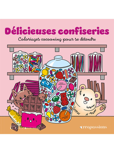 Picture of Délicieuses confiseries - Coloriages cocooning pour se détendre