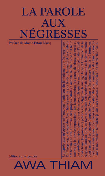 Picture of La parole aux négresses