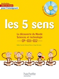 Image de Les 5 sens - La découverte du Monde Sciences et technologie CP CE1 CE2