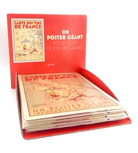 Picture of DISPLAY 12 EX CARTE DES VINS DE FRANCE