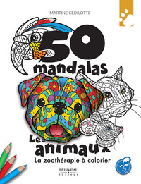 Image de 50 mandalas - Les animaux - La zoothérapie à colorier