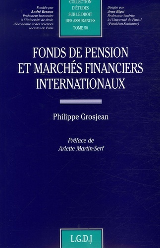 Image de fonds de pension et marchés financiers internationaux