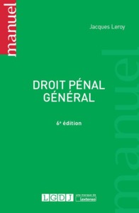 Image de DROIT PÉNAL GÉNÉRAL - 6ÈME ÉDITION