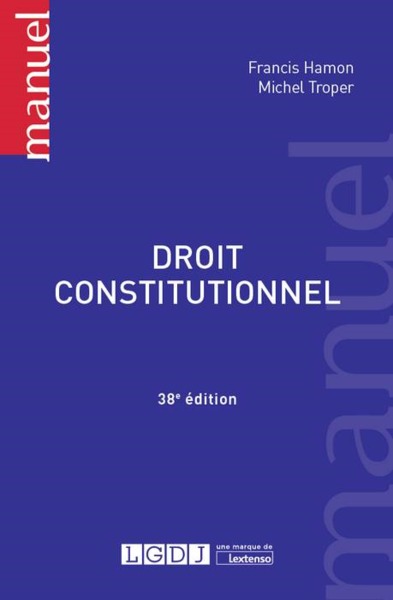 Picture of DROIT CONSTITUTIONNEL 38EME EDITION