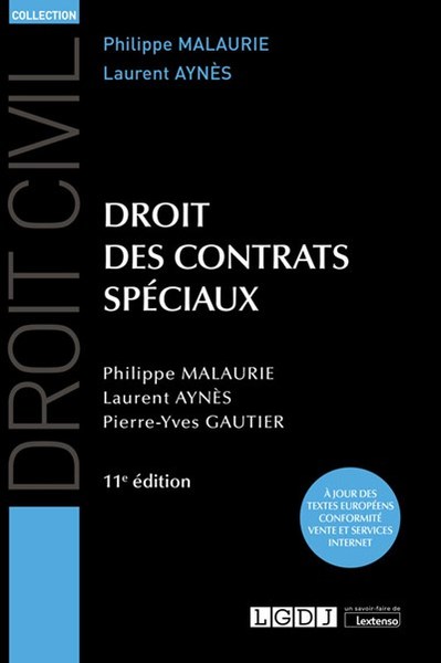 Image de Droit des contrats spéciaux
