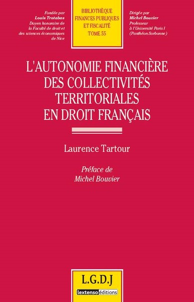 Picture of l'autonomie financière des collectivités territoriales en droit français
