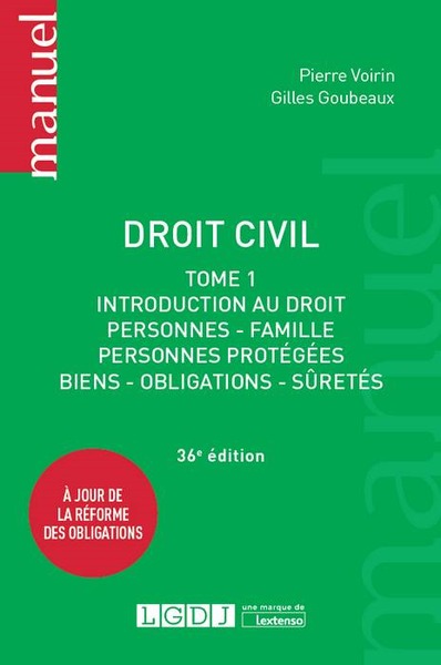 Image de DROIT CIVIL - 36ÈME ÉDITION