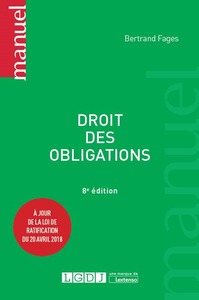 Picture of DROIT DES OBLIGATIONS - 8EME EDITION