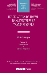 Picture of LES RELATIONS DE TRAVAIL DANS L'ENTREPRISE TRANSNATIONALE
