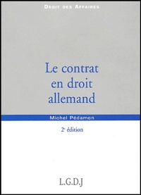 Image de le contrat en droit allemand - 2ème édition