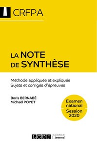 Picture of La note de synthèse