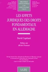 Image de LES EFFETS JURIDIQUES DES DROITS FONDAMENTAUX EN ALLEMAGNE
