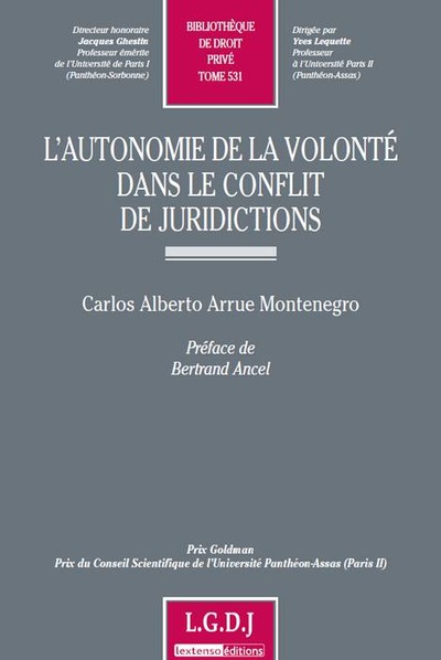 Picture of l'autonomie de la volonté dans le conflit de juridictions