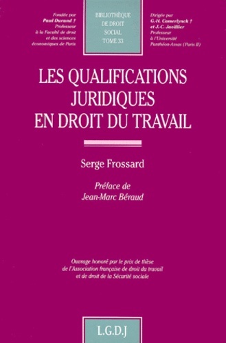 Picture of les qualifications juridiques en droit du travail