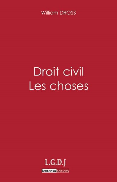 Image de DROIT CIVIL - LES CHOSES