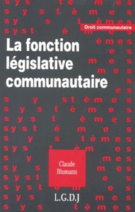 Picture of la fonction législative communautaire