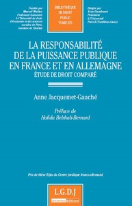 Picture of la responsabilité de la puissance publique en france et en allemagne