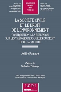 Picture of la société civile et le droit de l'environnement - contribution à la réflexion s