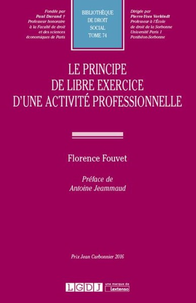 Image de LE PRINCIPE DE LIBRE EXERCICE D UNE ACTIVITE PROFESSIONNELLE