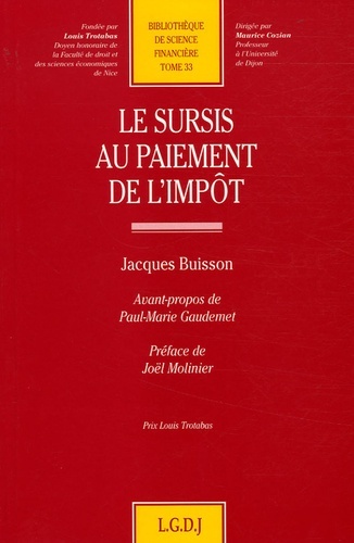 Image de le sursis au paiement de l'impôt