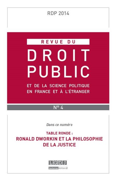 Picture of REVUE DU DROIT PUBLIC N 4 2014