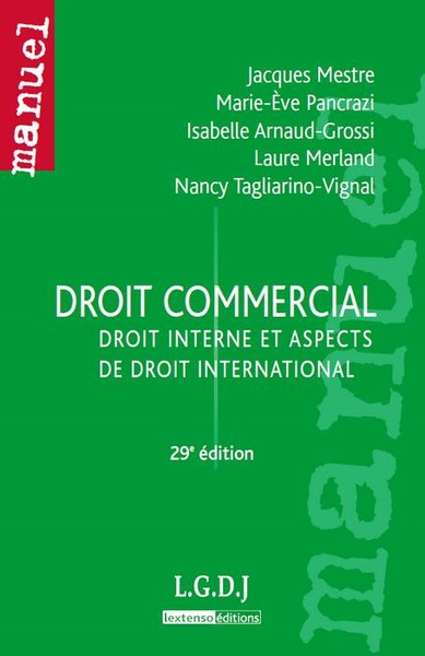 Picture of droit commercial - 29ème édition