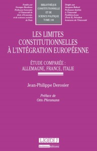 Image de LES LIMITES CONSTITUTIONNELLES À L'INTÉGRATION EUROPÉENNE