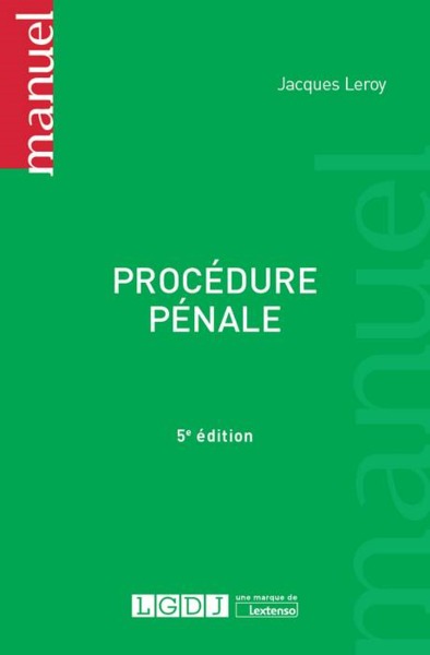 Picture of PROCEDURE PENALE 5EME EDITION