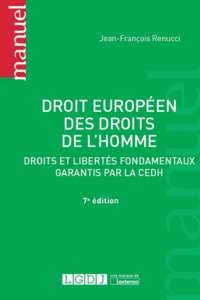 Picture of DROIT EUROPÉEN DES DROITS DE L'HOMME 7EME EDITION