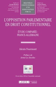 Image de L'opposition parlementaire en droit constitutionnel