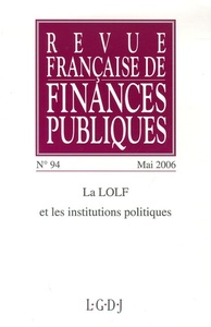 Image de REVUE FRANÇAISE DE FINANCES PUBLIQUES N 94 - 2006