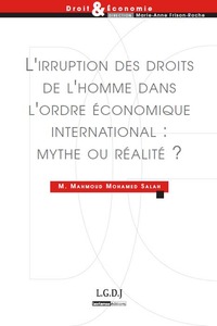 Picture of l'irruption des droits de l'homme dans l'ordre économique international : mythe