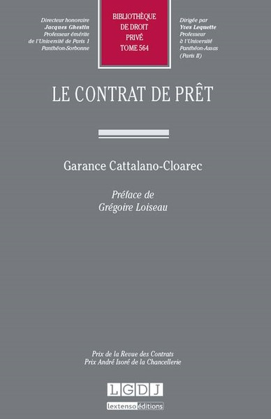 Image de LE CONTRAT DE PRÊT