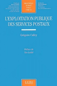Picture of l'exploitation publique des services postaux