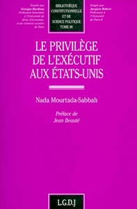 Image de le privilège de l'exécutif aux etats-unis