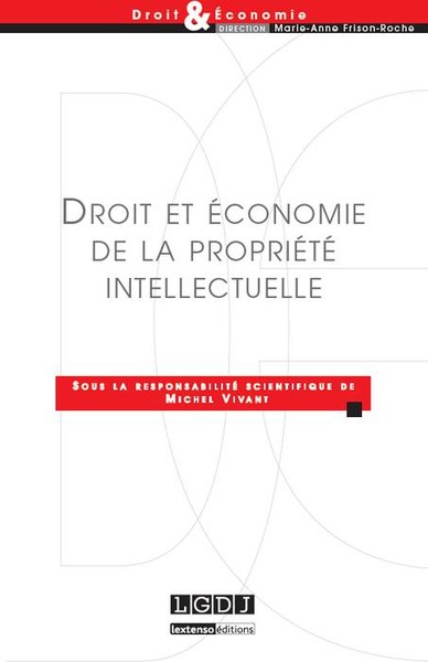 Picture of droit et économie de la propriété intellectuelle