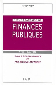 Image de REVUE FRANÇAISE DE FINANCES PUBLIQUES N 98 - 2007