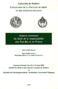 Image de ASPECTS NOUVEAUX DU DROIT DE LA RESPONSABILITÉ AUX PAYS-BAS ET EN FRANCE