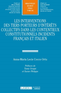Image de INTERVENTIONS DES TIERS PORTEURS D INTERETS COLLECTIFS DANS CONTENTIEUX CONSTIT.