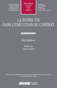 Image de LA BONNE FOI DANS L'EXÉCUTION DU CONTRAT