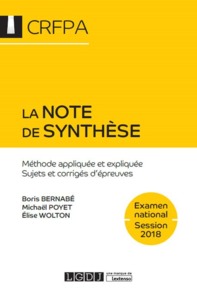 Picture of LA NOTE DE SYNTHESE 7EME EDITION