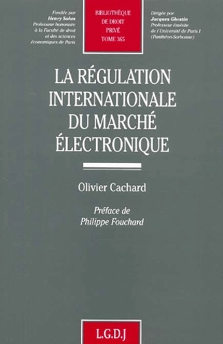 Image de la régulation internationale du marché électronique