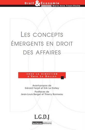 Picture of les concepts émergents en droit des affaires
