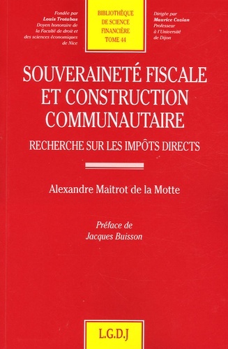 Image de souveraineté fiscale et construction communautaire