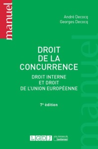 Image de DROIT DE LA CONCURRENCE - 7ÈME ÉDITION