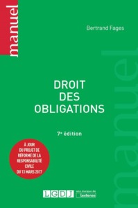 Picture of DROIT DES OBLIGATIONS 7EME EDITION